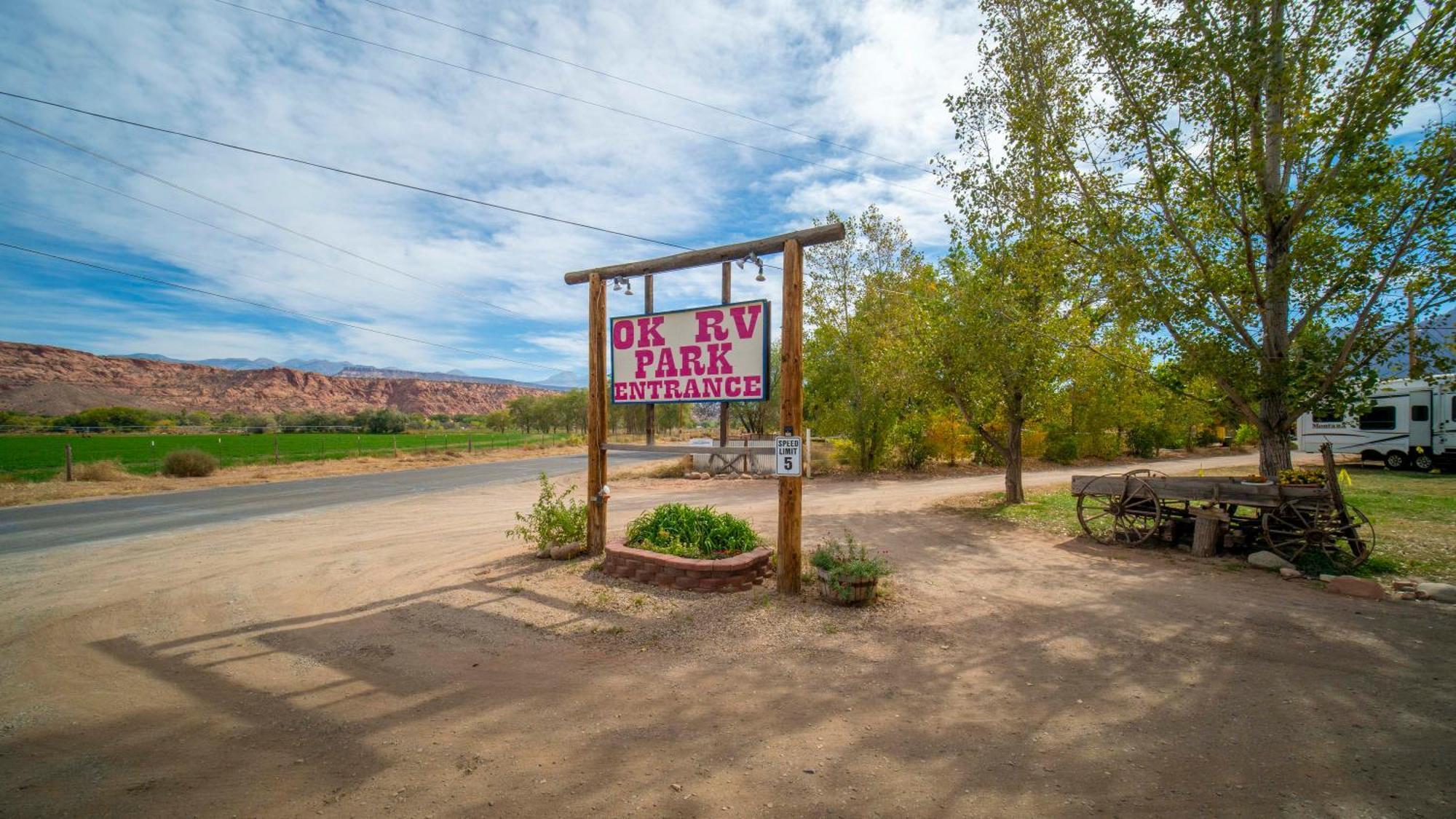 OK RV Park Lodge Moab Exterior foto